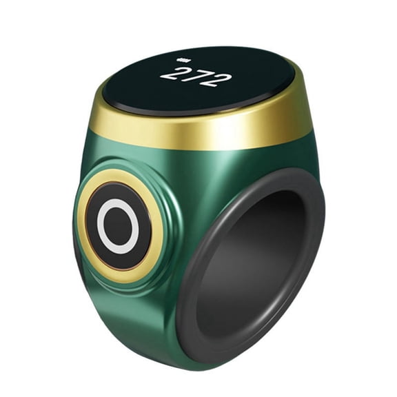 Hand Press Electronic Digital Counting Counter Ethnic Style Portable Points Rechargeable Ring Ring Idea Tally Counter-A