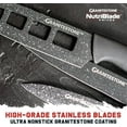 thumbnail image 5 of Nutriblade Knife Set of 3 by Granitestone, High Grade Professional Chef Kitchen Knives Set, Stainless Steel Knife Set, 5 of 8