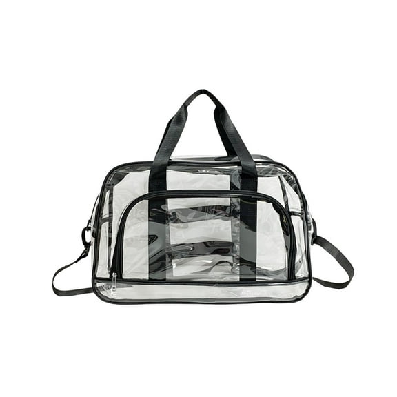 Vikakiooze Clear Travel Duffel Bag Sports Tote Gym Bag Shoulder Weeken Der Overnight Bag Wet Dry Separation Fitness Bag HandHeld OneShoulder Yoga Exercise