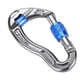 thumbnail image 5 of Mosquetón de escalada en roca con bloqueo de seguridad, grande, 25 kN, para escalada en montaña Azul, 5 of 9