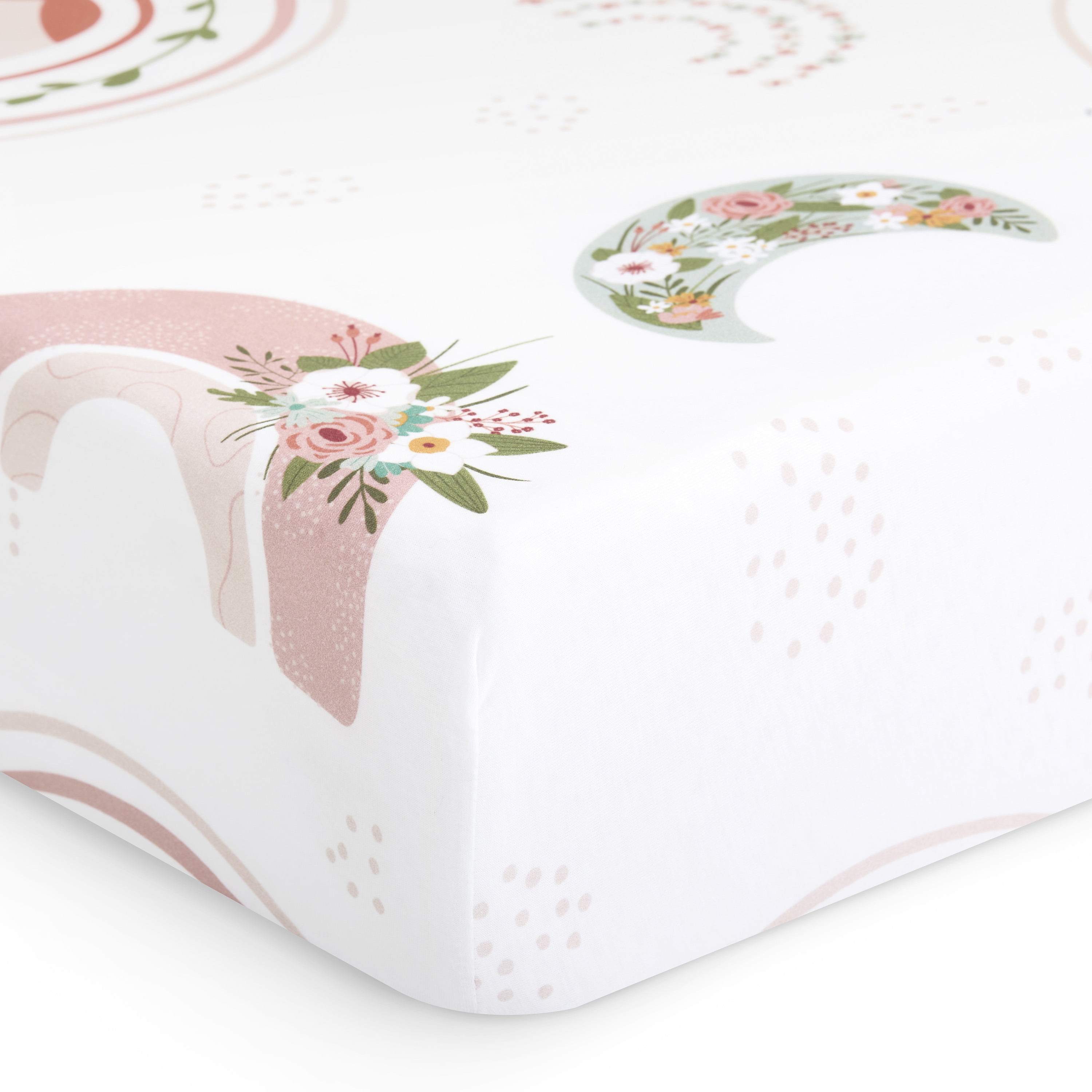 Evolur RainBoho Collection ( 2pc Sheet Set ), Air Blue & Rainbow Print