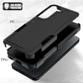thumbnail image 4 of for Samsung Galaxy S22 Case: Dual Layer Protective Heavy Duty Cell Phone Cover Shockproof Rugged with Screen Protector - Military Protection Bumper Tough - Samsung Galaxy S22 5G 2022, 6.1 inch, Black, 4 of 9