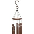 thumbnail image 4 of Alpine Corporation 51" Brown Metal Windchime with Hummingbird Windcatcher, 4 of 15