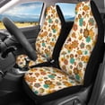 thumbnail image 3 of Pzuqiu Car Seat Covers All Season Fit Polyester, Compatible with Auto Seats Car Seats, for Cars Sedans, Mushroom Flowers, 3 of 10