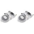 thumbnail image 1 of LEEYNEER Set of 2 Snowboard Security Lock Retractable Cable Scooter Locks Ski Code Bike Skiing Veneer Abs Baby Travel, 1 of 6