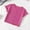 Hot Pink, variant on Spazoro Toddler Girls Boys T-Shirts Tees, Solid Short Sleeve Crew Neck Casual Breathable Summer Tops for Kids Unisex Black Size 9-10T