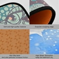 thumbnail image 4 of SKYSONIC Kitchen Mat (Green Mystical Mushroom) 2 Pcs Set, Anti Fatigue Kitchen Rugs Cushioned Water Absorbant Non Slip Comfort Floor Mats for Kitchen Bedroom Liveing Room Bathroom, 4 of 7