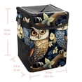 thumbnail image 5 of Owl Foldable Mini Car Trash Can with Lid and Leak-Proof Hanging Storage Bag, 5 of 6