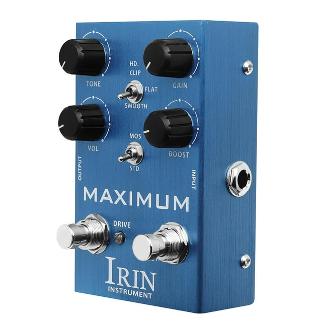 Milaget Mini Digital Reverb Pedal Accs DC 9V Guitar Effect Pedal for Electric Guitar blue