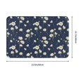 thumbnail image 3 of Cauagu Daisies Flowers Print Front Door Mat for Indoor Entrance 16x24 Inche,Absorbent Doormat Washable Carpet for Bathroom/Garage/Kitchen/Entry/Back, 3 of 7