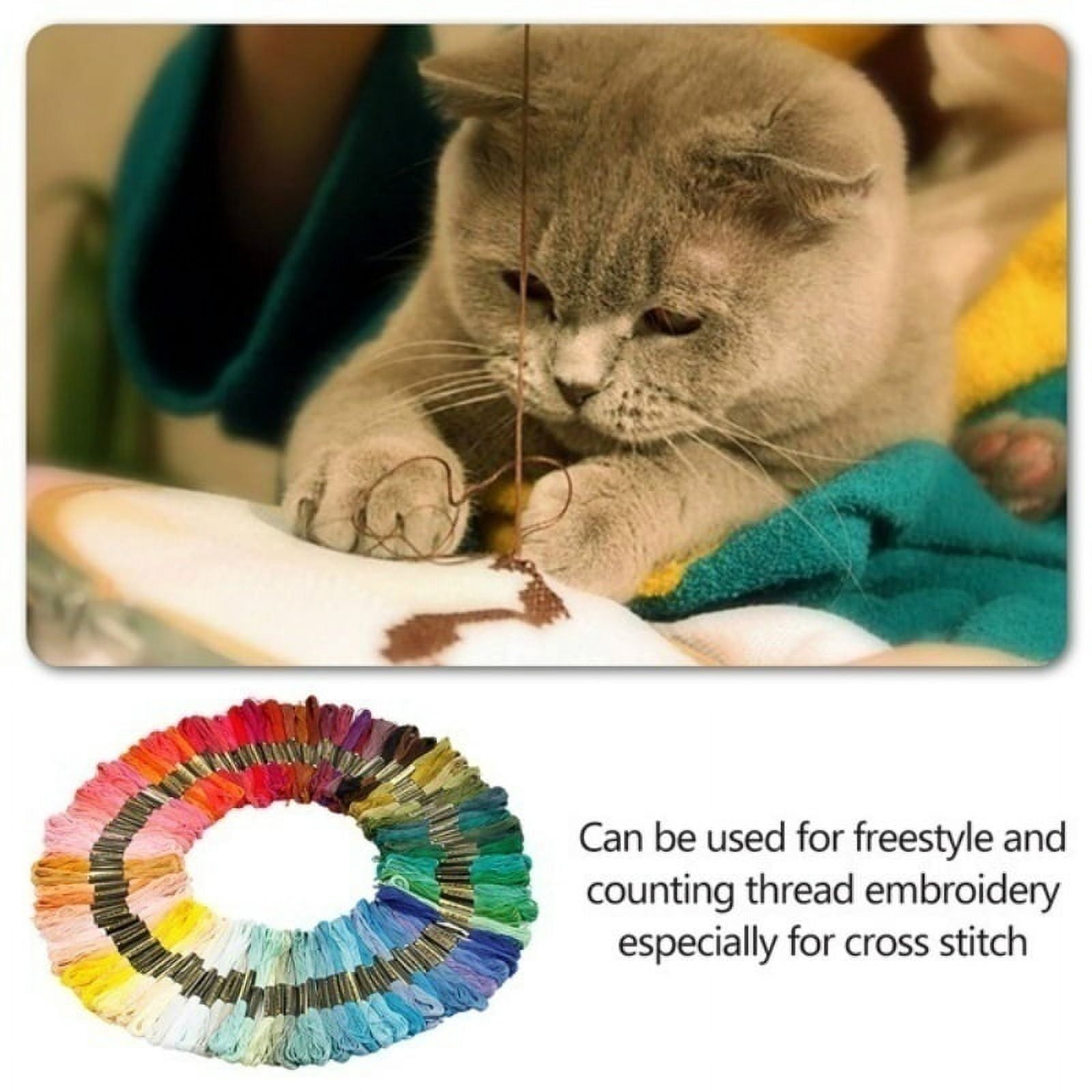 Fznkrag Multicolor Embroidery Floss, 12.48 inches 0.594 lb (447 Piece)