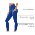 thumbnail image 4 of Leggings CRZ YOGA Cintura Alta con Bolsillos 63.5 cm Azul Talle S, 4 of 4