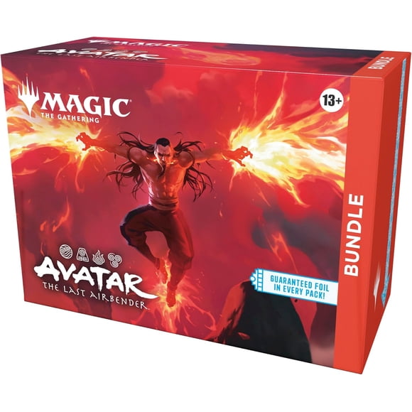 Magic: The Gathering Avatar: The Last Airbender Bundle - Includes 9 Play Boosters, 30 Lands, 1 Foil Alt-Art Promo Card + Exclusive Accessories