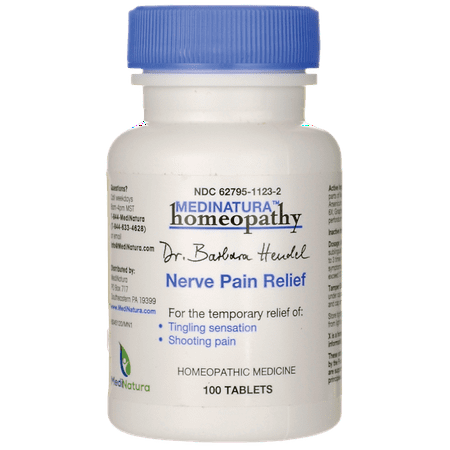 MediNatura Nerve Pain Relief 100 Tabs (Best Treatment For Diabetic Nerve Pain)