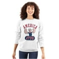 thumbnail image 3 of Popeye The Sailor Man America 1776 Unisex Plus Size Sweatshirt Brisco Brands 5X, 3 of 5