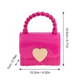 thumbnail image 6 of mdesiwst Women Handbag with Chain Strap Heart Clasp Mini Crossbody Bag Girls Cute Crossbody Purse for Street Dating Shopping, 6 of 8
