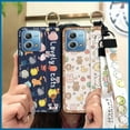 thumbnail image 6 of LYM-Phone Case For MOTO G Stylus 4G 2023, Anti-knock Wrist Strap Dirt-resistant Silicone Fashion Design Waterproof Cartoon Ring Phone Holder Soft case Kickstand Durable Shockproof Cute, 6 of 9