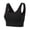 Black, variant on 3 Pack Women's Yoga Vest Bra Anti-shock Gathering Sports Underwear Running Fitness Solid Sports Vest Bra