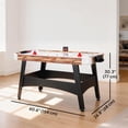 thumbnail image 3 of Soozier 61" Air Hockey Table with LED Scoreboard, Pushers, Pucks, 3 of 10