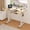 Maple, variant on FitStand Electric Standing Desk with Clamp Power Strip, 48" x 24" Height Adjustable Sit Stand up Desk with Cable Management and Side Hooks for Home Office, Maple