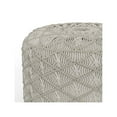 thumbnail image 4 of Simpli Home Coates Round Macrame Pouf in Cloud Gray Cotton, 4 of 7