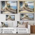 thumbnail image 4 of Designart "French Coastal Retreat St Tropez" Nautical & Beach Canvas Print, 4 of 5