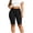 Black, variant on Capri Leggings for Women Plus Size Elastic Waist Yoga Pants with Split Hem Summer High Waist Workout Pants Light Blue XL