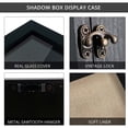 thumbnail image 6 of Black Shadow Box Frame Real Glass Window Door with Hinge 8 x 8, 6 of 7