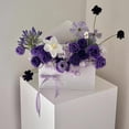 thumbnail image 6 of Autumn Letter Envelope Flower Box - DIY Surprise Flower Bouquet Packaging, Colorful Florist Box for Christmas, Dating & Birthday Gifts, Reusable Decorative Box, 10.63*8.66in, White, 6 of 9