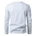 thumbnail image 4 of VJATTWR Men's Long Sleeve Hoodie Shirt, Lightweight French Fabric, Pocket, Casual Comfort L, 4 of 4