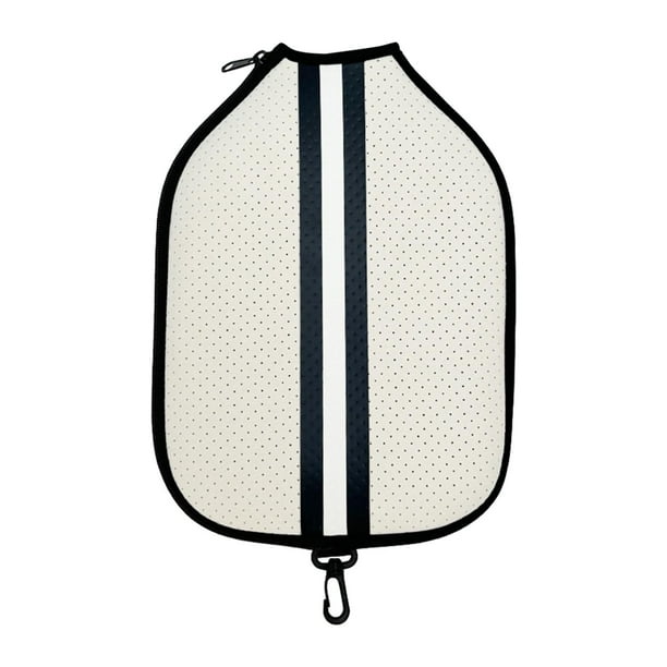 Funda para raqueta de pickleball Funda protectora para raqueta de pickleball Protección versátil Negro beige