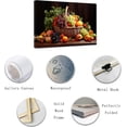 thumbnail image 2 of ZHONGYUTONG Kitchen Wall Art Colorful Vegetables Picture Various Fresh Fruits Canvas Prints for Kitchen Restaurant Dining Room Decor Framed (12.00" x 18.00"), 2 of 6