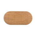 thumbnail image 4 of Moe's Home Collection Delta Oval Outdoor Dining Table Natural Wood Dining Tables, 4 of 6