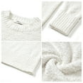 thumbnail image 6 of SHINE UP Sweaters for Women Long Sleeve Crewneck Tops Fall Oversized Casual Chunky Knit Pullover, 6 of 9