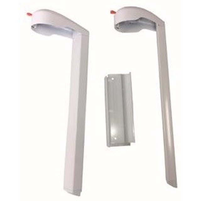 Carefree RV Awning Mounting Kit KY25TL For SlideOut Awnings; Tall Bracket For 3-1/4 To 5 Inch Flange Size; White