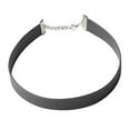 thumbnail image 2 of Jiaroswwei Women's Fashion Simple Style Punk Faux Leather Collar Choker Necklace Jewelry, 2 of 7