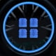 thumbnail image 4 of 8 tapones fluorescentes para válvulas de aire de neumáticos de coche, aptos para la mayoría de coches, SUV y bicicletas. Azul verde, 4 of 8