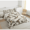 thumbnail image 3 of Manfei Wildlife Duck Camo 3pcs Full Comforter Set - Watercolor Animal Hunting Style, 3 of 8