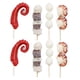 thumbnail image 1 of Un conjunto de pegatinas de simulación para refrigerador de brocheta de barbacoa, pegatinas tridimensionales de PVC para refrigerador, mensaje magnético, 1 of 5