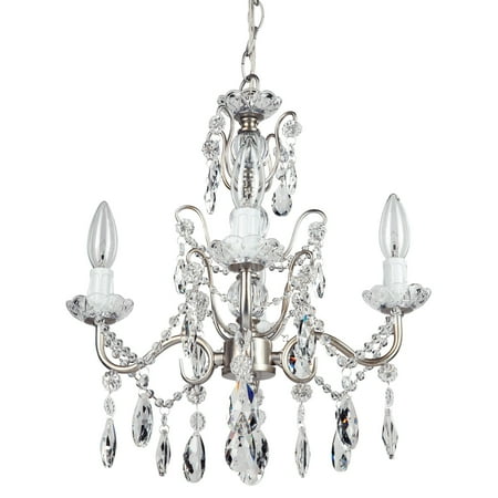 Amalfi Décor 4 Light Shabby Chic Crystal Plug In Chandelier White Amalfi Décor 4 Light Shabby Chic Crystal Plug In Chandelier White Wrought Iron Frame With Glass Crystals Com