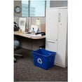 thumbnail image 5 of , Recycling Bin/Box, Stackable, 14 GAL, Blue, for Indoors/Outdoors/Garages/Homes/Commercial Facilities, 5 of 5