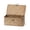 Coffee*S, variant on Nonam Seagrass Storage Basket with Lid,Handwoven Decorative Shelf Box for Closet Living Room Organization,Small,Natural