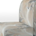 thumbnail image 4 of Designart "Abstract Geode Marble Waves Grey" Upholstered Modern & Contemporary Accent Chair and Fractals Arm Chair - Multiple Color & Pattern, 4 of 7