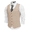 Khaki, variant on Men Linen 1920s Suit Vests Classic Fit Dress Waistcoat for Wedding Dinner Party