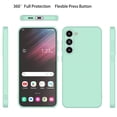 thumbnail image 2 of Cell Phone Cases For S23，S23 Plus，S23 Ultra, Takfox Liquid Silicone Gel Rubber Shockproof Case Ultra Thin Fit Samsung S23 + Case Slim Matte Surface Cover for Samsung Galaxy S23 Plus 5G - Cyan, 2 of 6