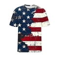 thumbnail image 6 of Quick Dry Workout Shirt – Athletic Short Sleeve T Shirt for Men & Women Patriotic Men's Tshirts Graphic Tee Big and Tall Size S-5XL Dark Blue, 6 of 6