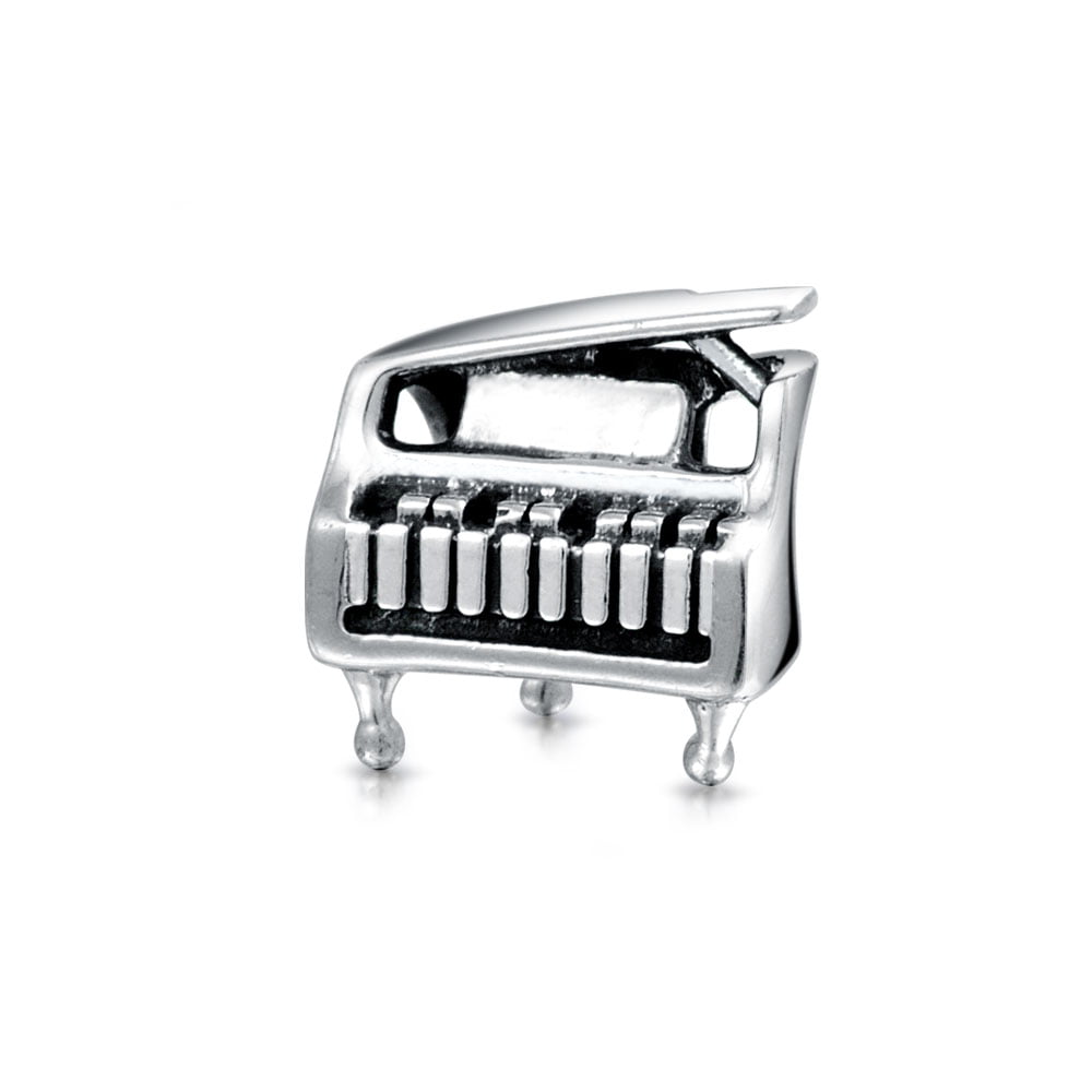 Beautiful Sterling silver 925 sterling Sterling Silver Piano Charm