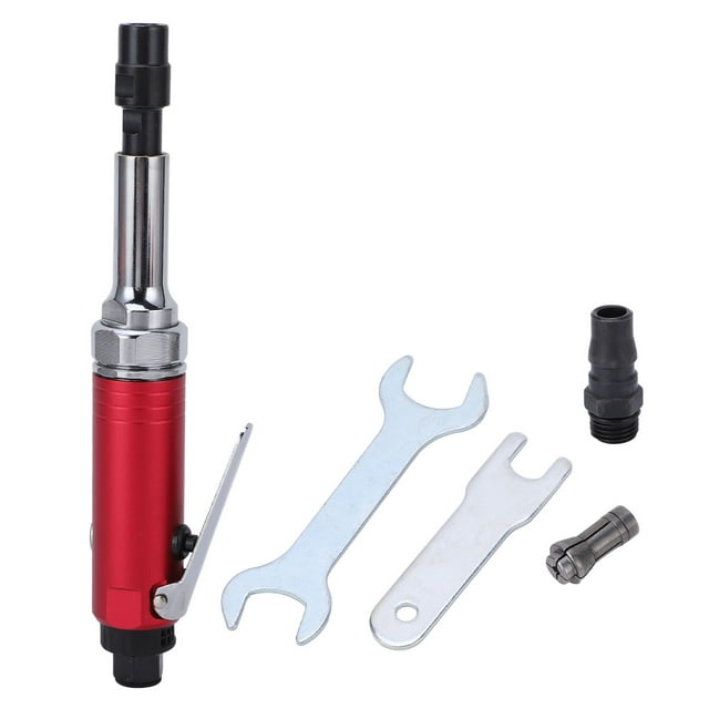 Amoladora neumática de aleación de aluminio, 20 000 rpm, pinza de 3 mm y 6 mm, herramienta de rectificado neumático recto, estilo japonés