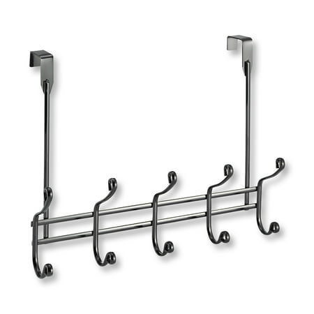 

ITY International - Rail of 10 Hooks for Door Black Nickel