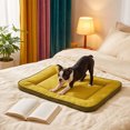 thumbnail image 5 of Woven Fabric Pet Mat Scratch Resistant Pull Proof Washable All Seasons Quilted Padding Non Slip for Cats Small Dogs Crate Floor Furniture, 5 of 6